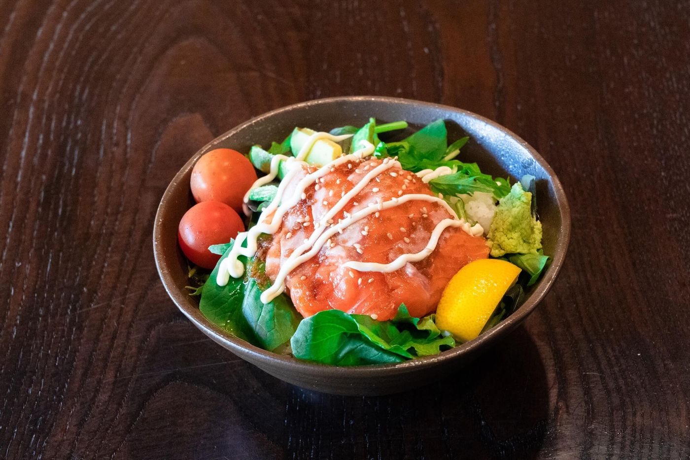 Sashimi Salmon & Avocado(Only available with Rice Donburi) RENKON