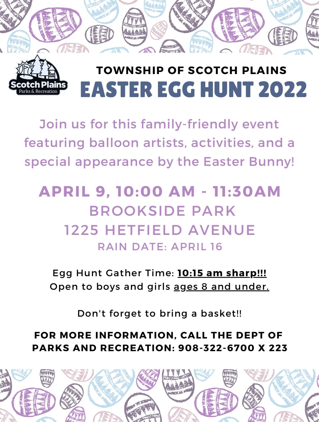 Renna Media Scotch Plains Easter Egg Hunt 2022