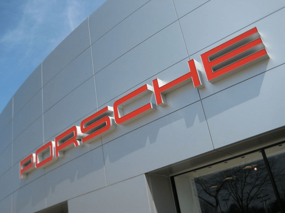 Buy This Giant Porsche Dealer Sign and Show off Your Love for the Brand