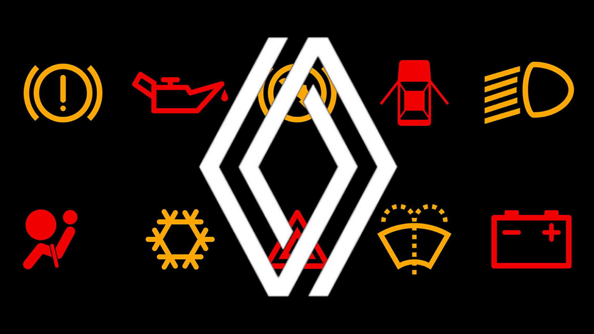 ¿Qué significan las luces del tablero del Renault Logan?