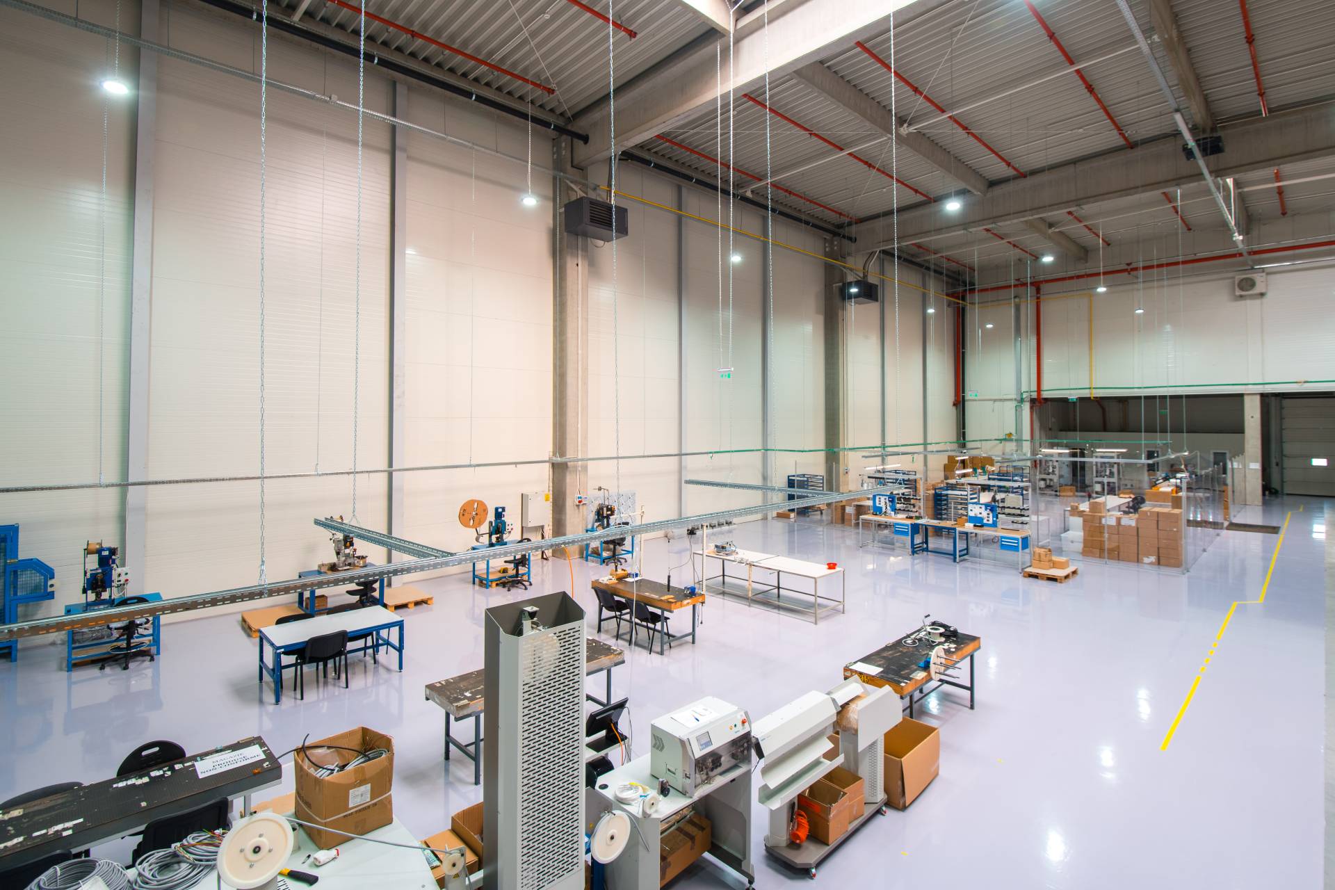 Production and assembly facilities Development of production equipment