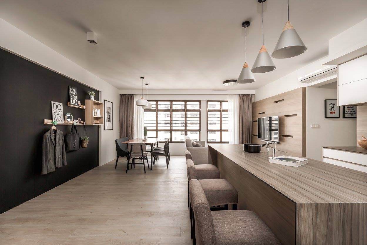 Modern interior design that fully embrace natural grain and beautiful