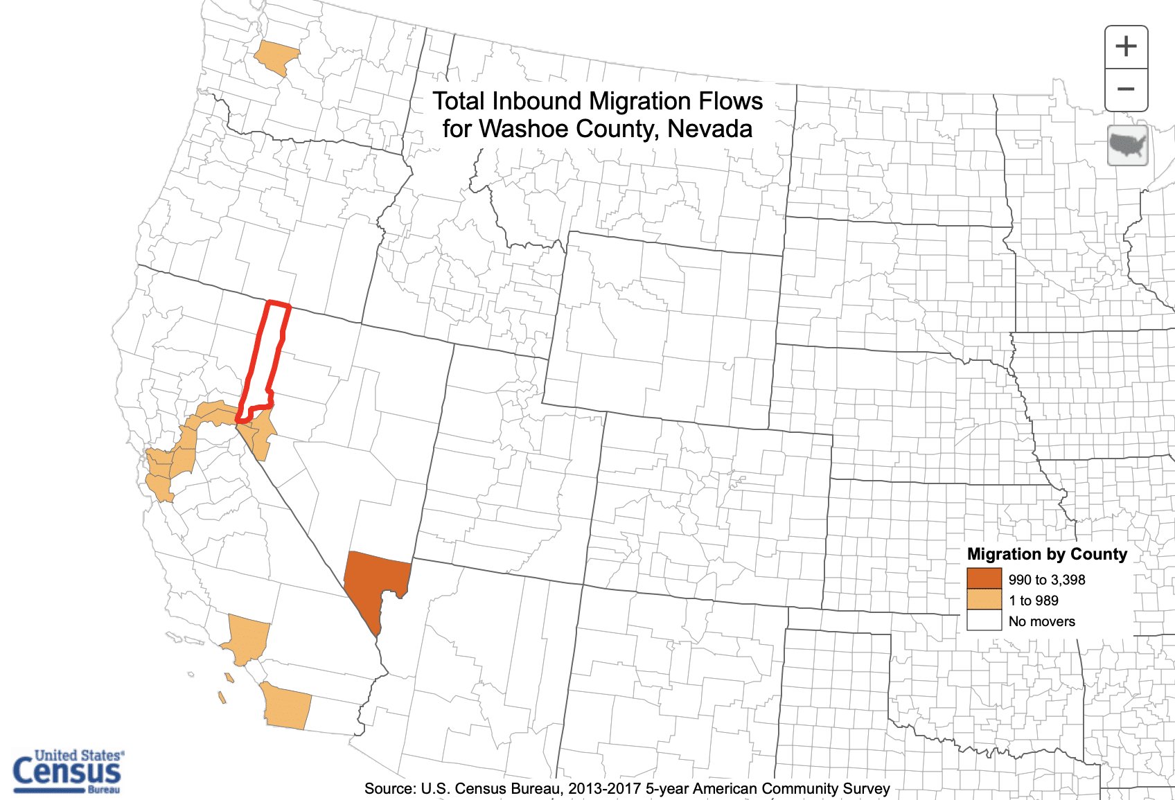 A closer look at Nevada’s and Washoe County’s inflow population