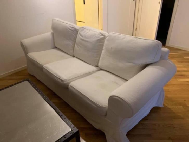 2 3 Sitssoffor 2+3 sits IKEA Ektorp soffor bortskänkes Stockholm