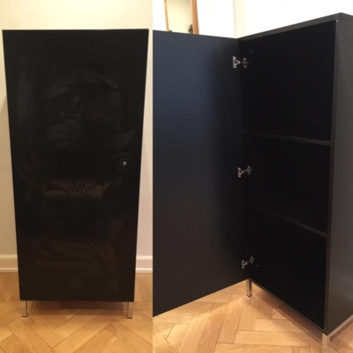 Svart Skåp Mio Svart skåp från MIO bortskänkes Stockholm