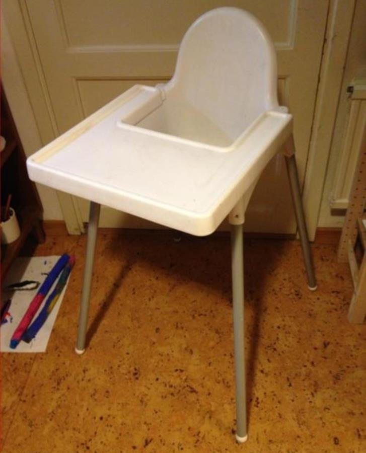 IKEA Antilop barnstol med bricka bortskänkes Stockholm