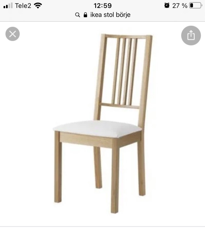 Börje Stol Ikea IKEA stol ”Börje” nyskick bortskänkes Stockholm