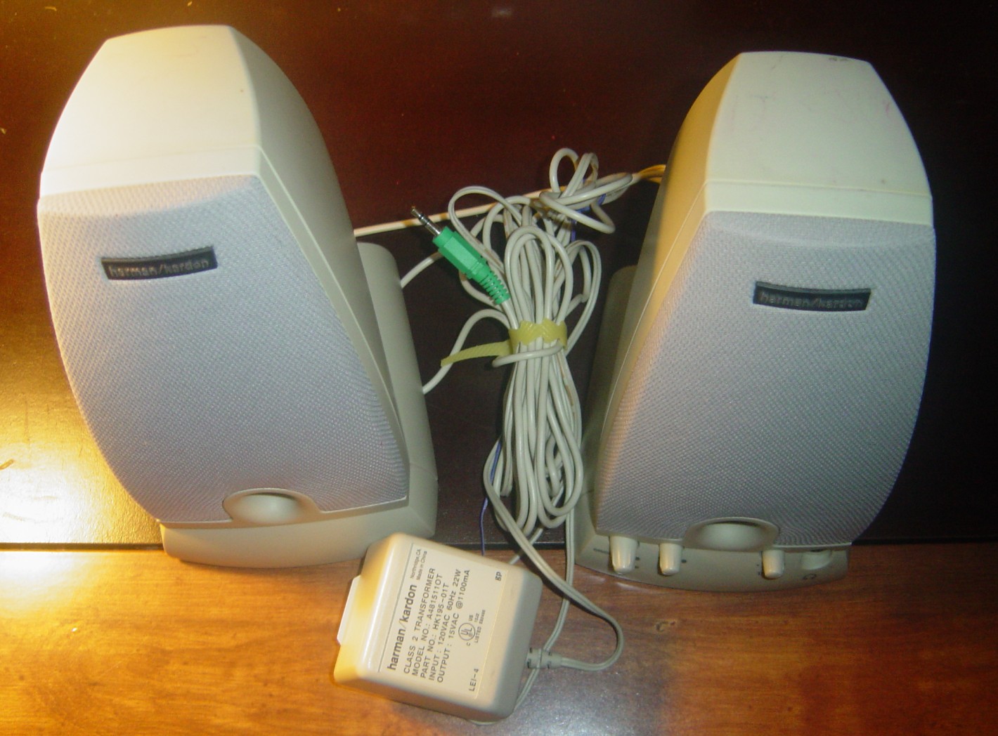 FREE SHIP Pair Harman Kardon HK195 Computer PC Speakers+Original AC eBay