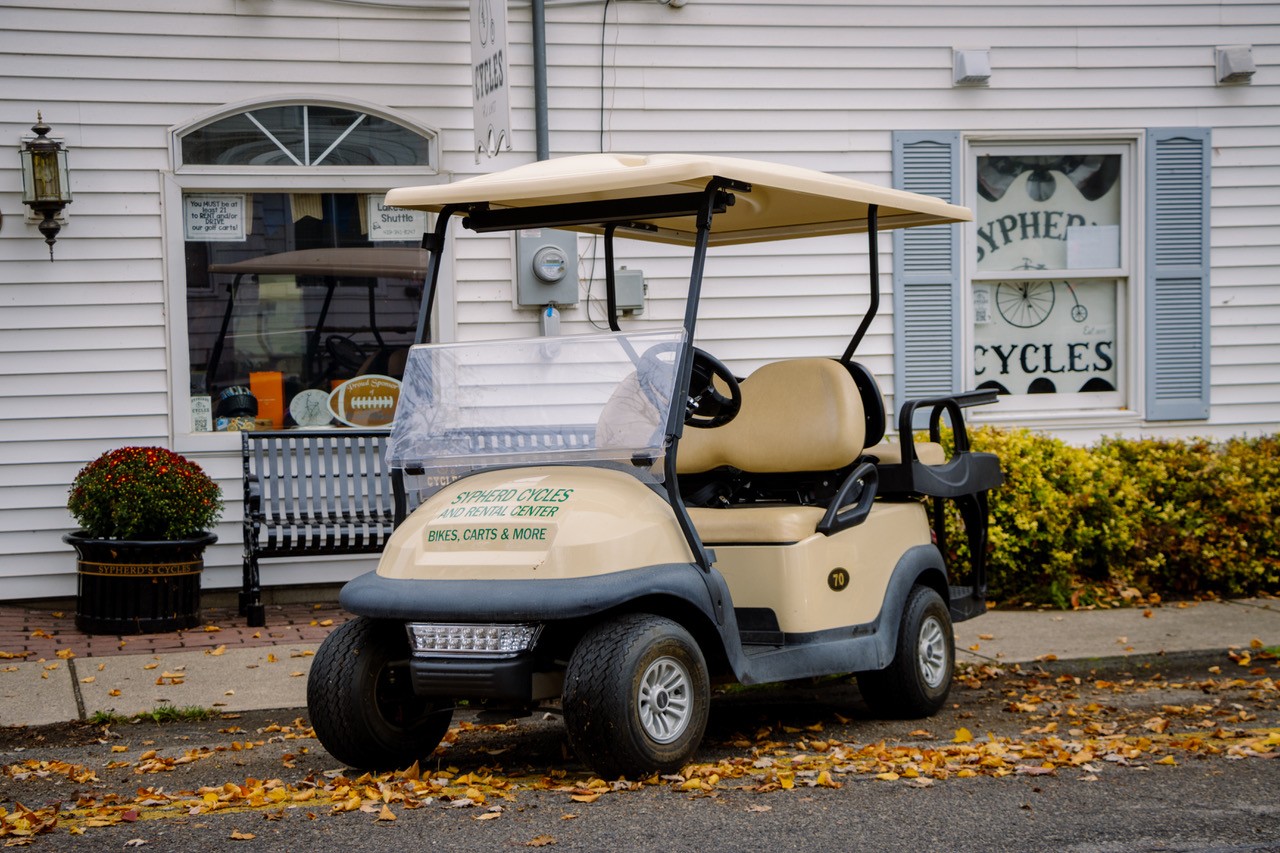 Rent the Four Person Golf Carts Sypherd Cycles LLC