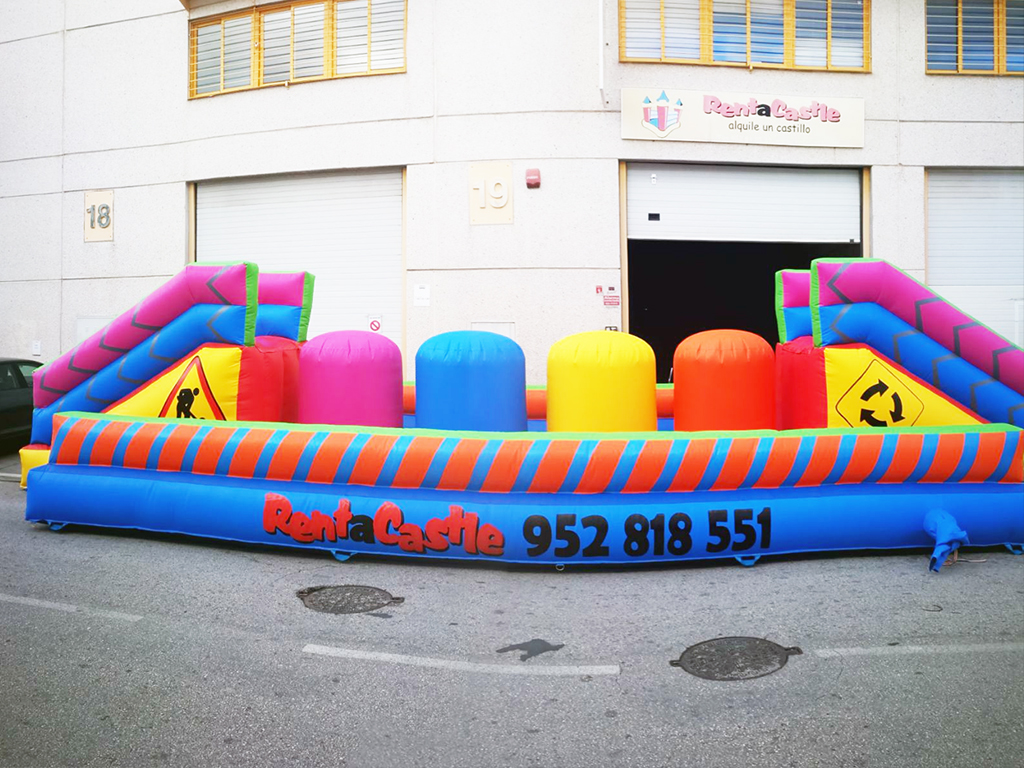 Wipe Out Inflatable 12x5.50x2.50 Rent a Castle