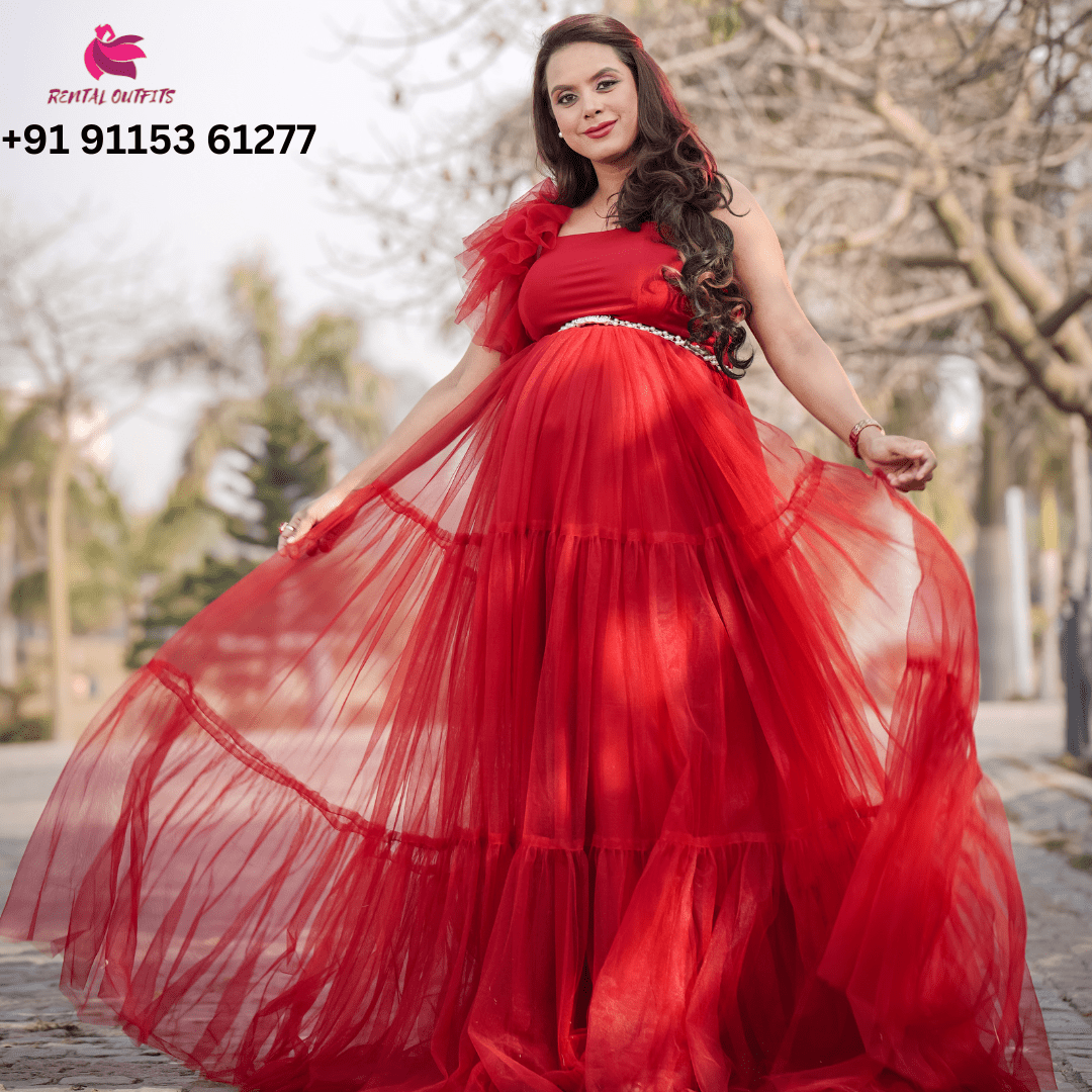 Rental Outfits Best Pre Wedding & Maternity photoshoot Gowns