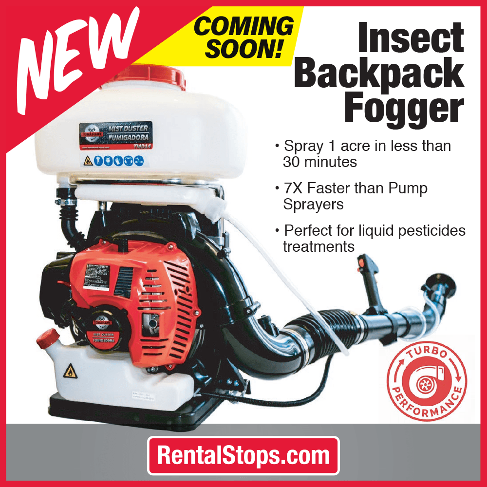 NEW Equipment Insect Backpack Fogger Blog for Rental Stop, Party