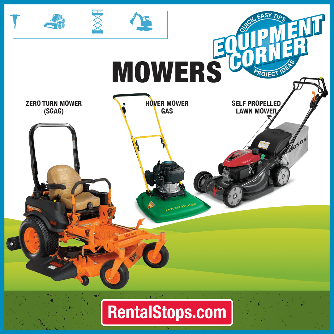 Equipment Corner Mowers Blog for Rental Stop, Party Rental Store