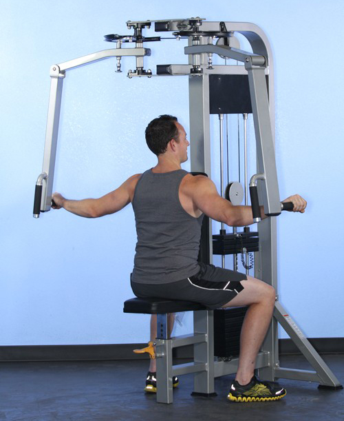 MuscleD Dual Pec Fly / Rear Delt Rent Fitness Equipment