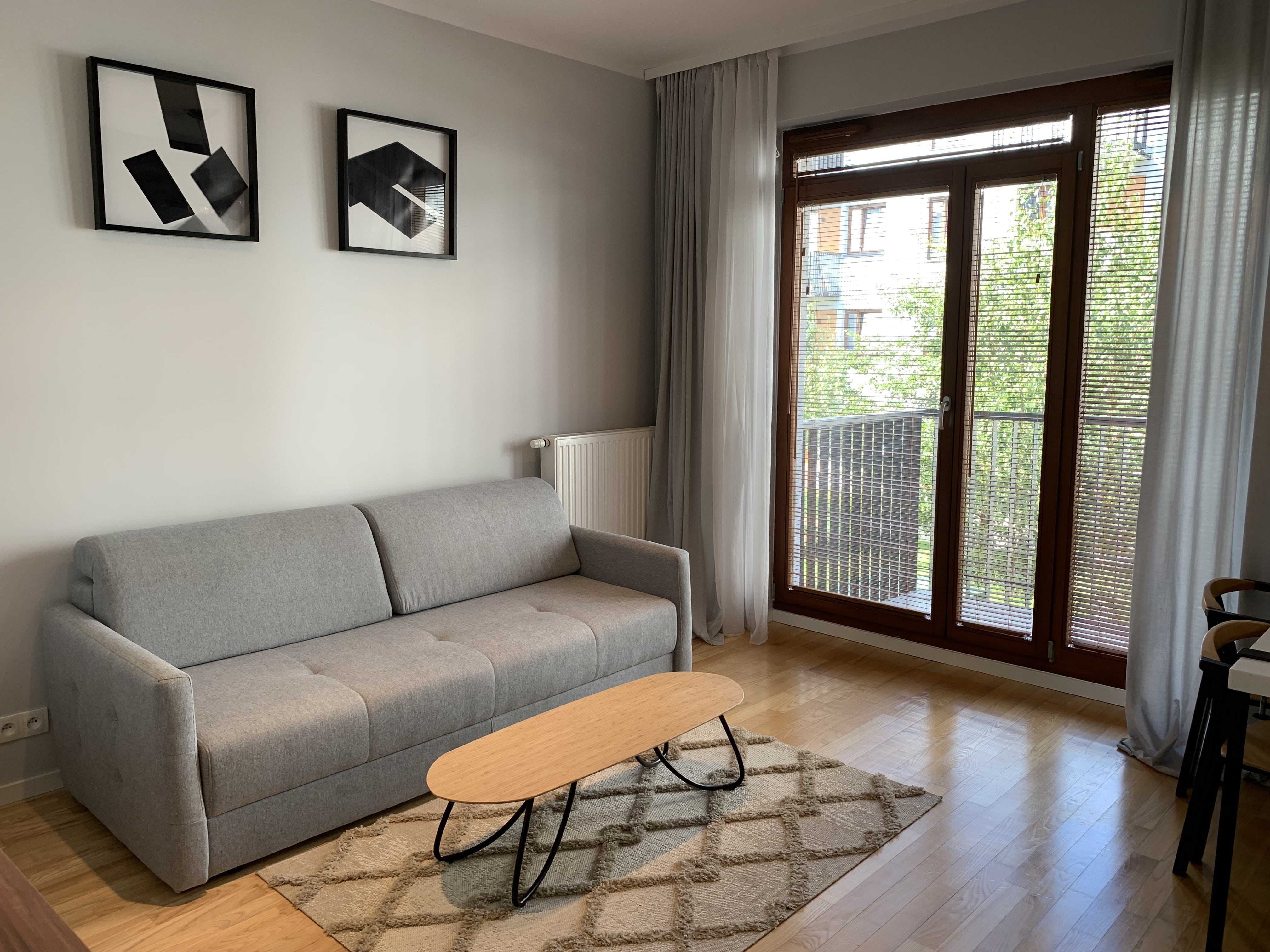 MODERN, spacious 2 rooms apartment, Kazachska Street, WIlanów, Warsaw