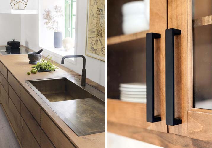 Black Kitchen Hardware Showit Blog