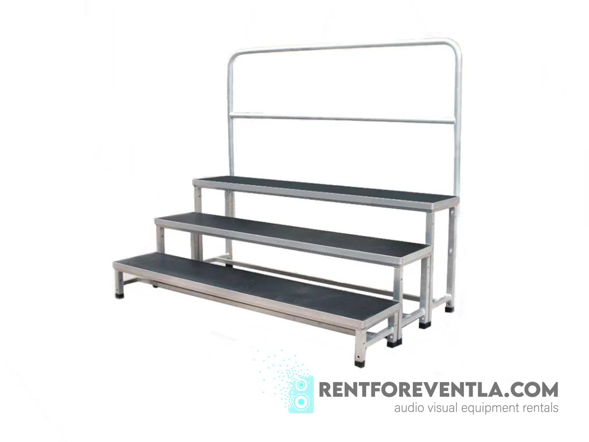 Choir Riser with Railing in Los Angeles Rent For Event