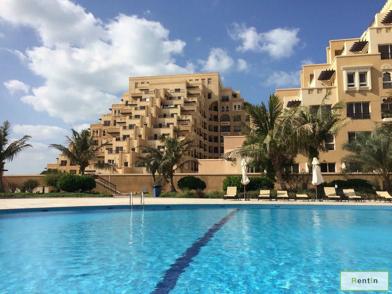 NICE POOL VIEW UNFURNISHED STUDIO KAHRAMAN BLDG. Rent in Ras al