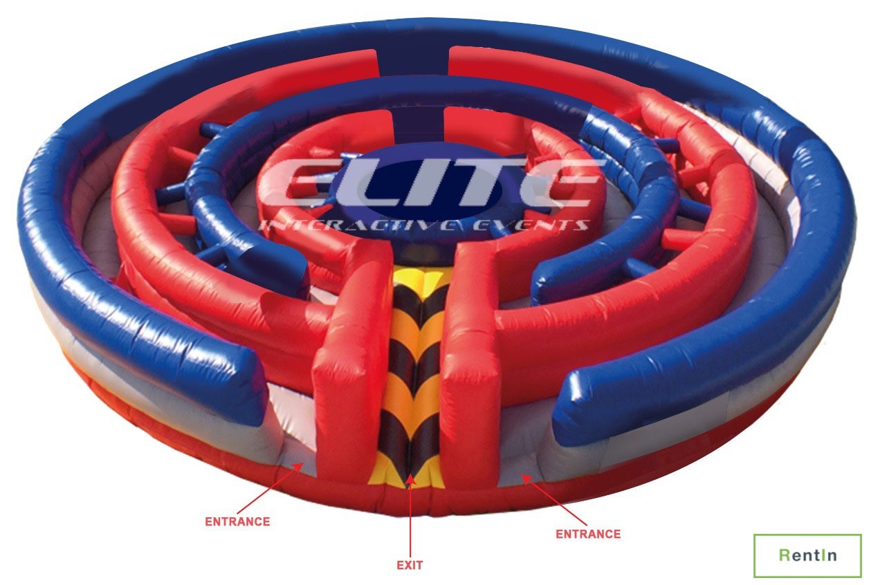 Round Inflatable Maze hire Rent in Dubai