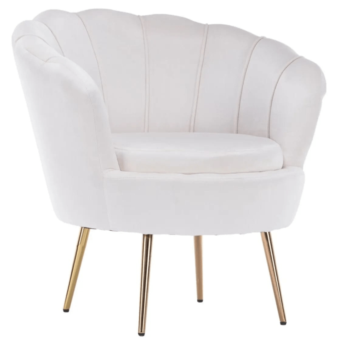 White Accent Chair RentIt BB