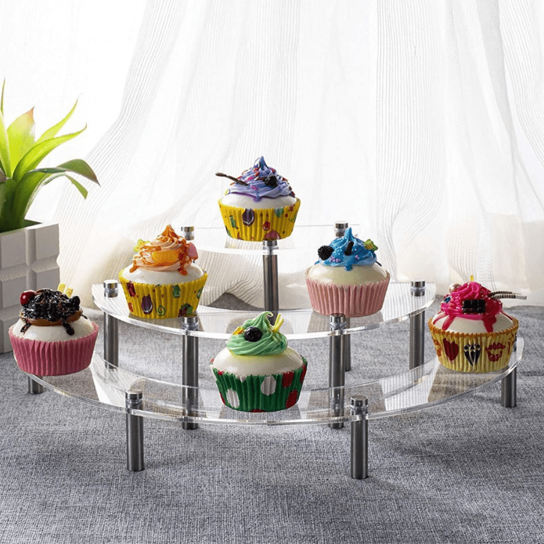 3 Tier Acrylic Riser RentIt BB