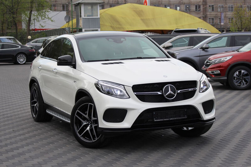 GLE Coupe white Rent Mercedes Moldova