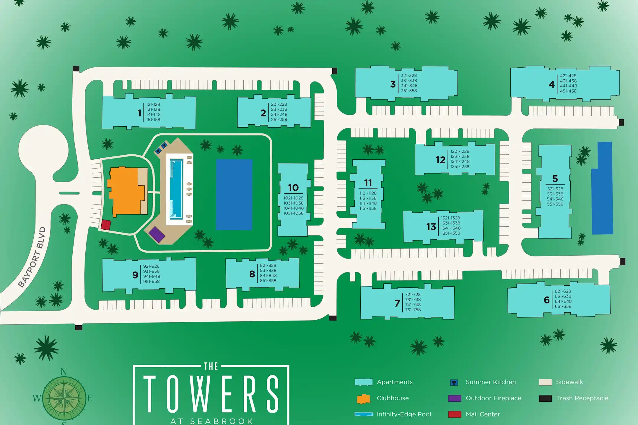 The Towers of Seabrook Apartments Seabrook, TX 77586