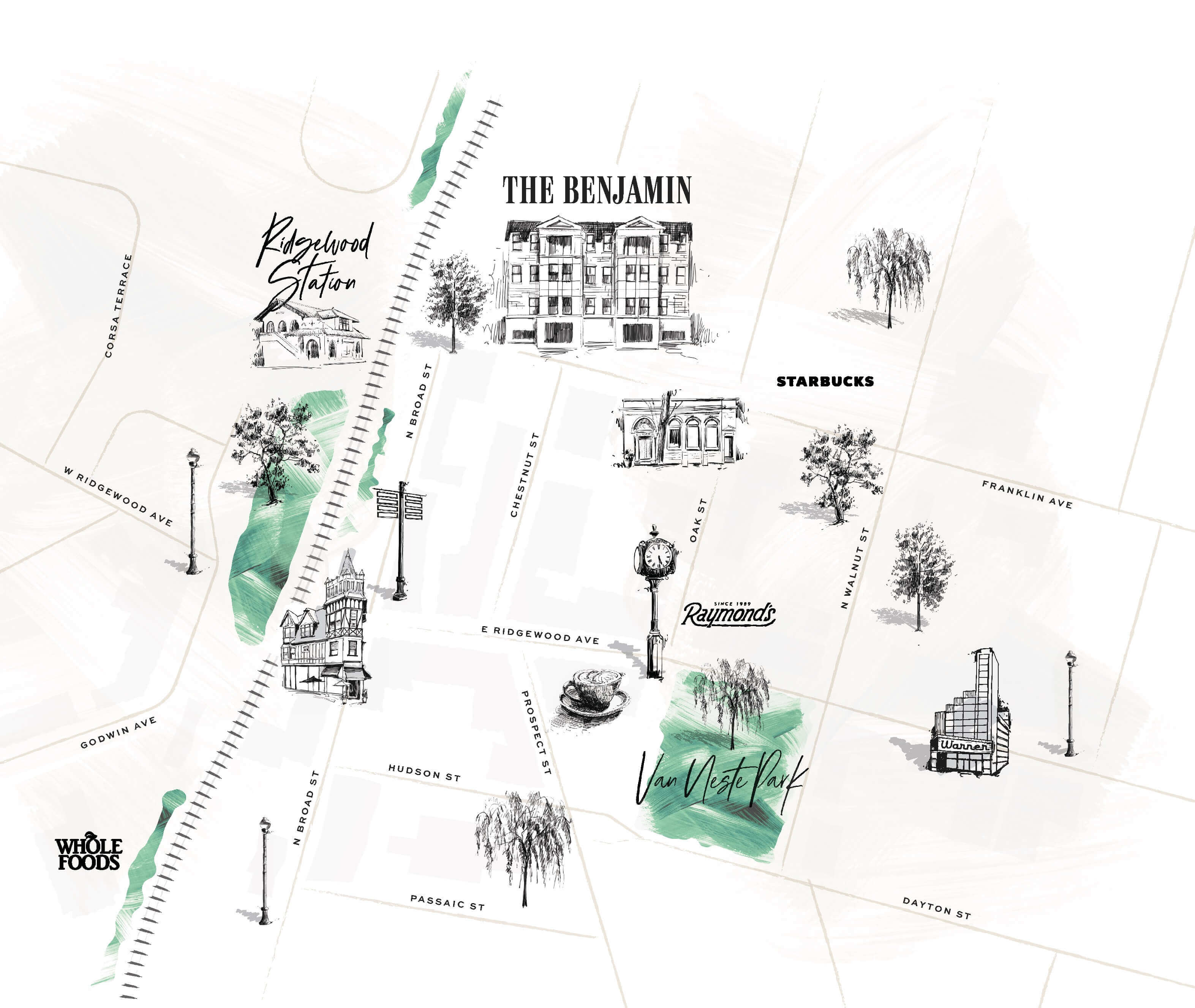 The Benjamin Ridgewood Modern, Crafted Luxury Rentals