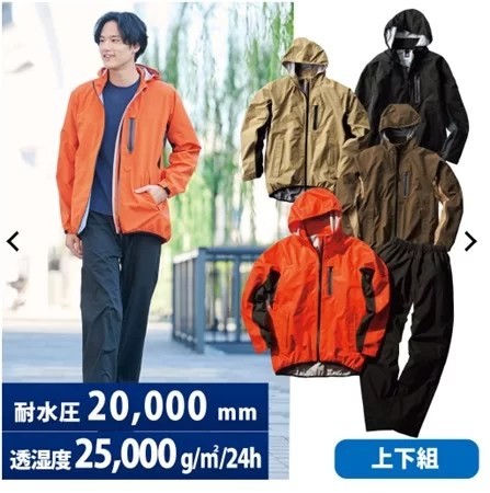 ワークマン値下げ不可レインスーツストレッチパーフェクトブルー3L