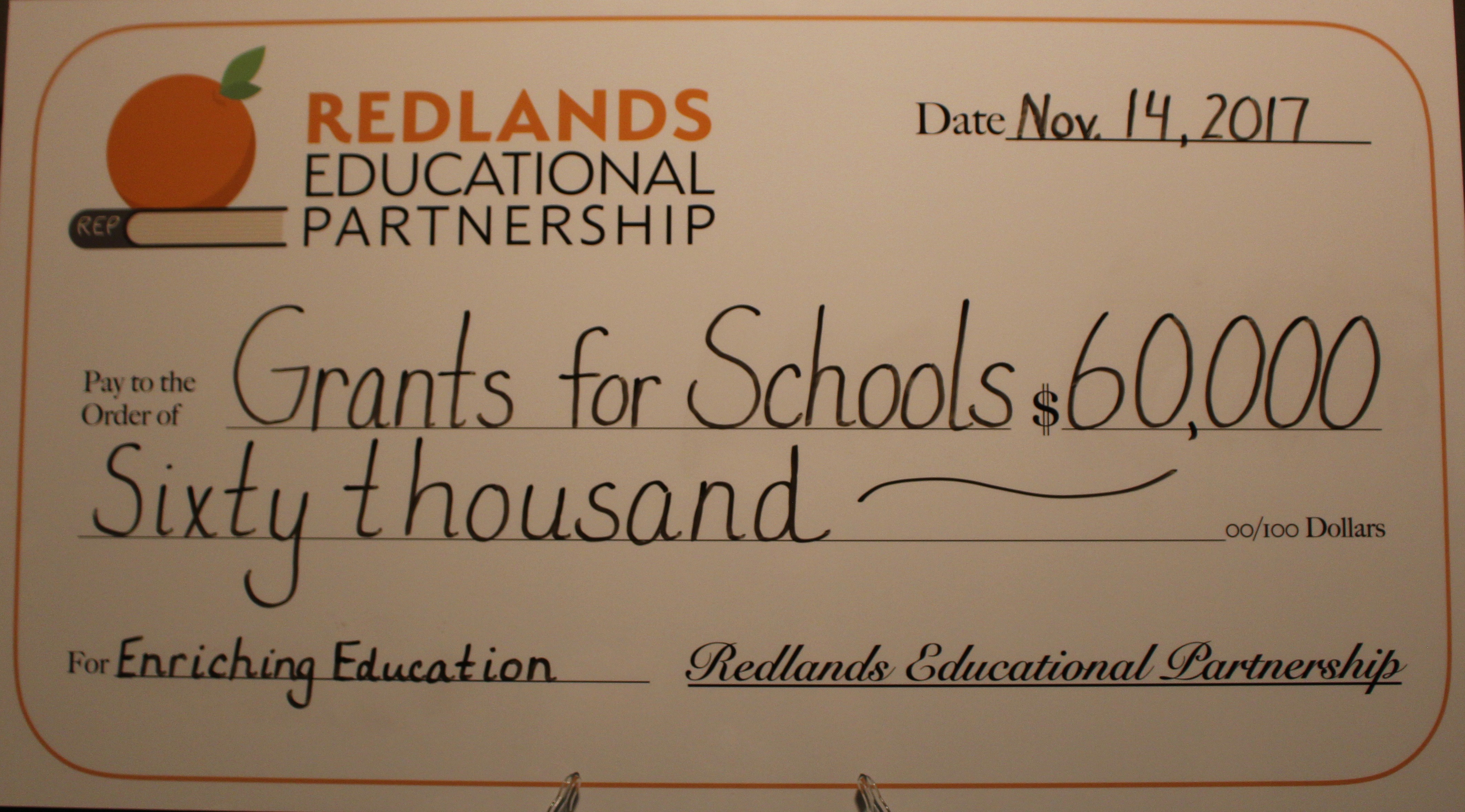 Redlands Educational Partnership Foundation Grants For Schools