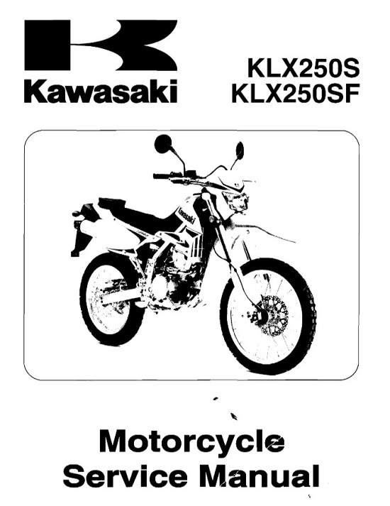 2009 klx250s service manual