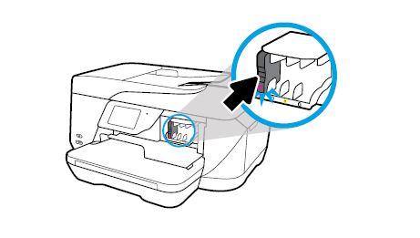 How to Replace an Empty Ink Cartridge in the HP Officejet 7510 Wide