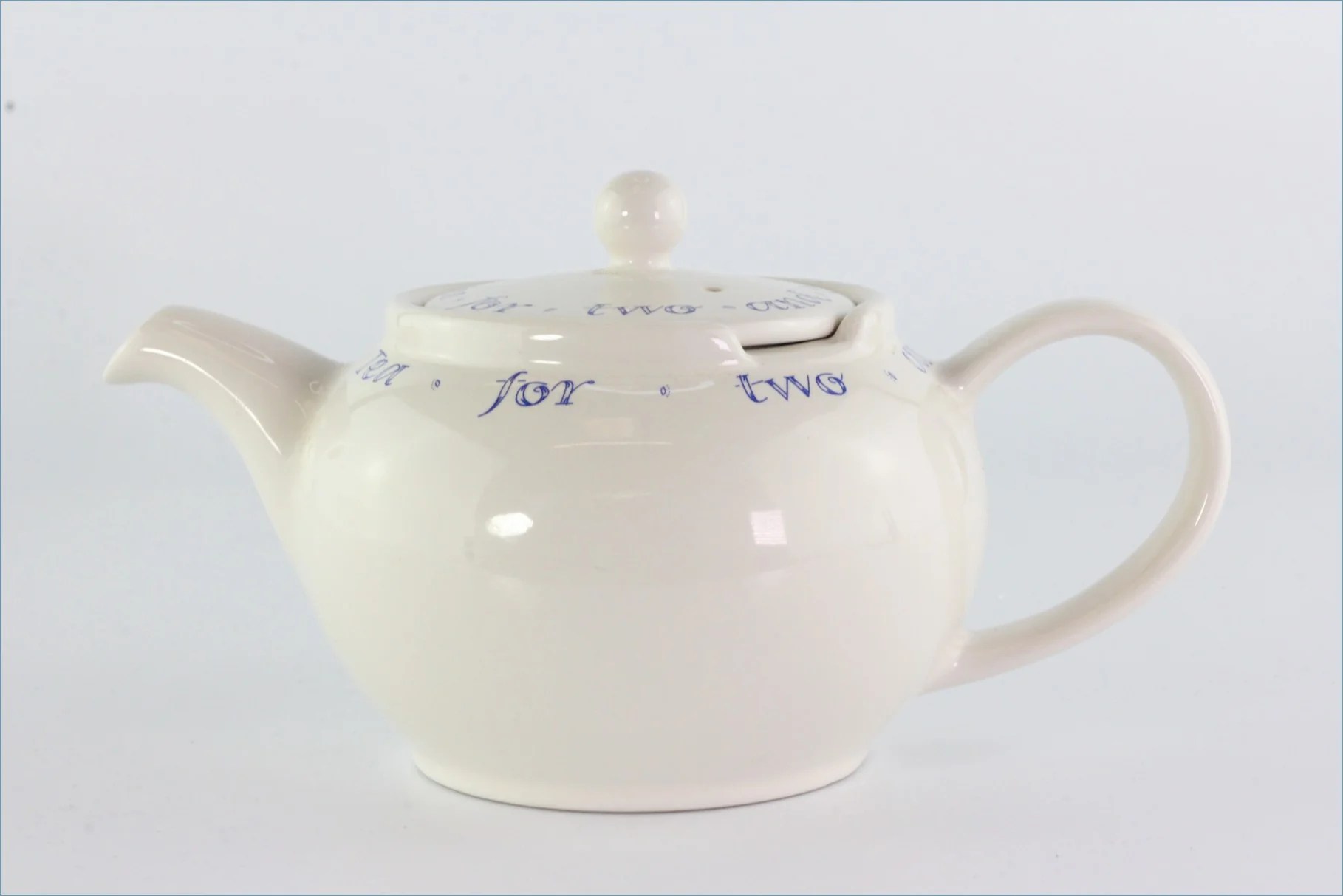 RPW221 Whittards Wisdom In A Teacup Tea For Two Teapot (no strai