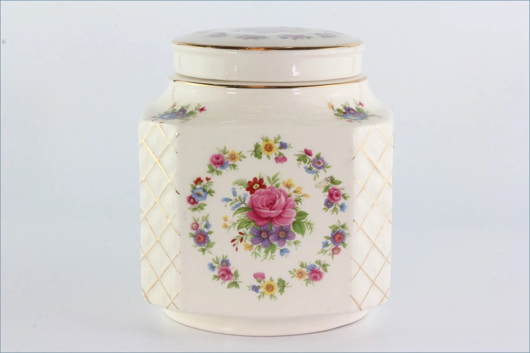Sadler Floral Tea Caddy SAD13 ReplacingPieces