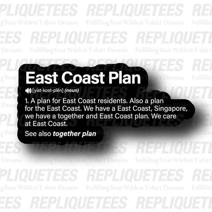 [STICKERS] EAST COAST PLAN DEFINITION Replique Tees
