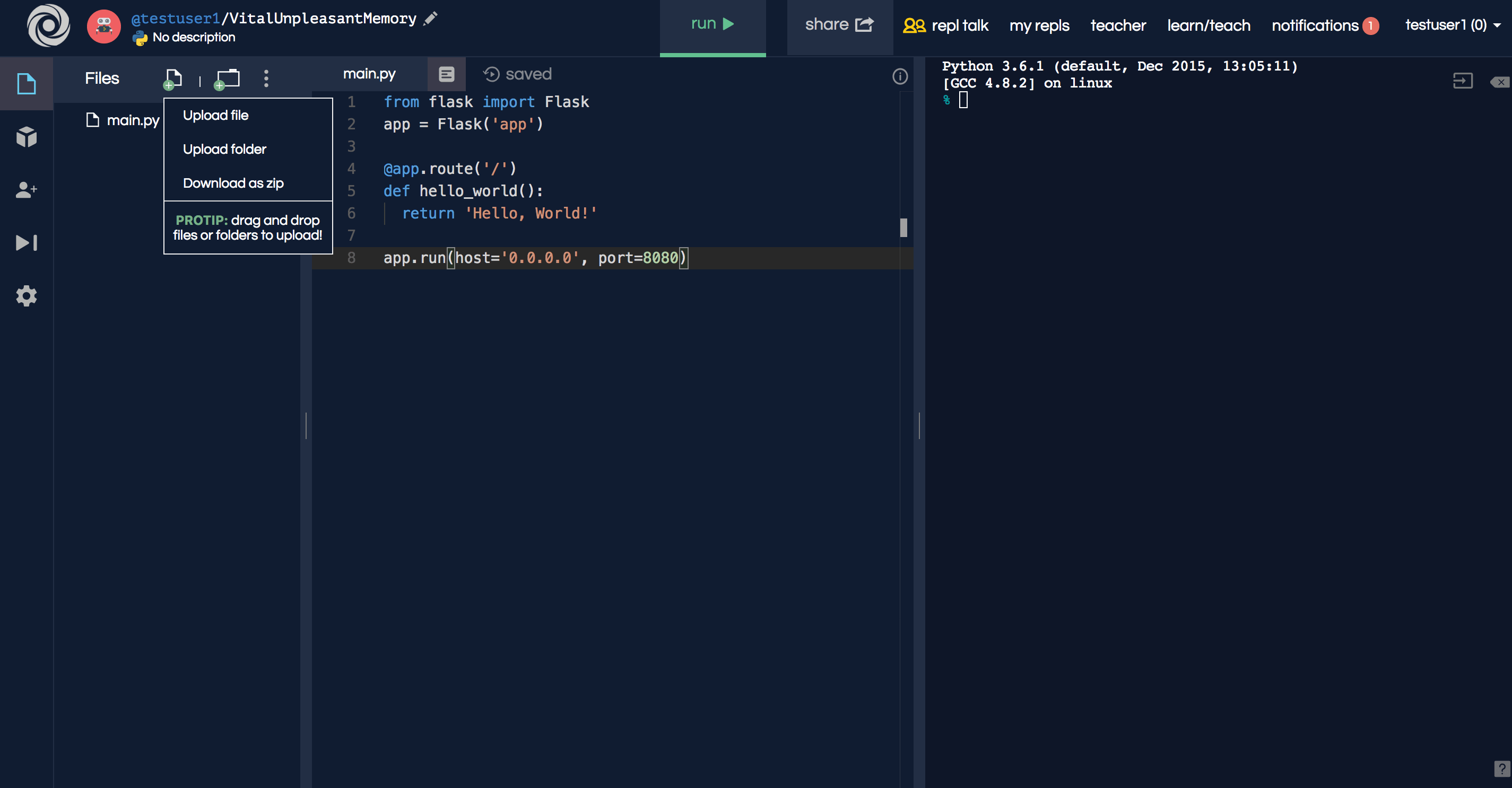 Replit Dark Theme Released