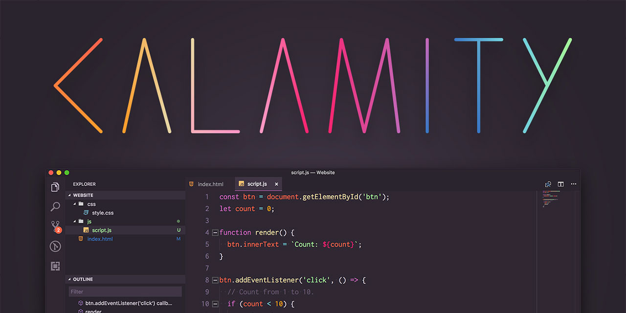 GitHub Pustur/calamitysublime A purple dark theme with medium to