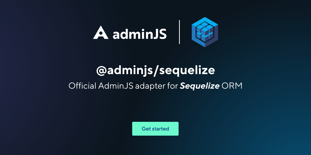 GitHub SoftwareBrothers/adminjssequelizejs Sequelizejs adapter for