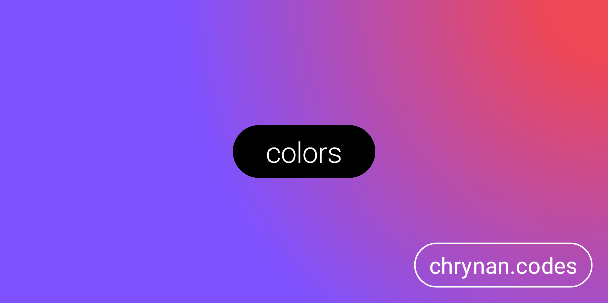 GitHub chRyNaN/colors Kotlin Multiplatform Colors