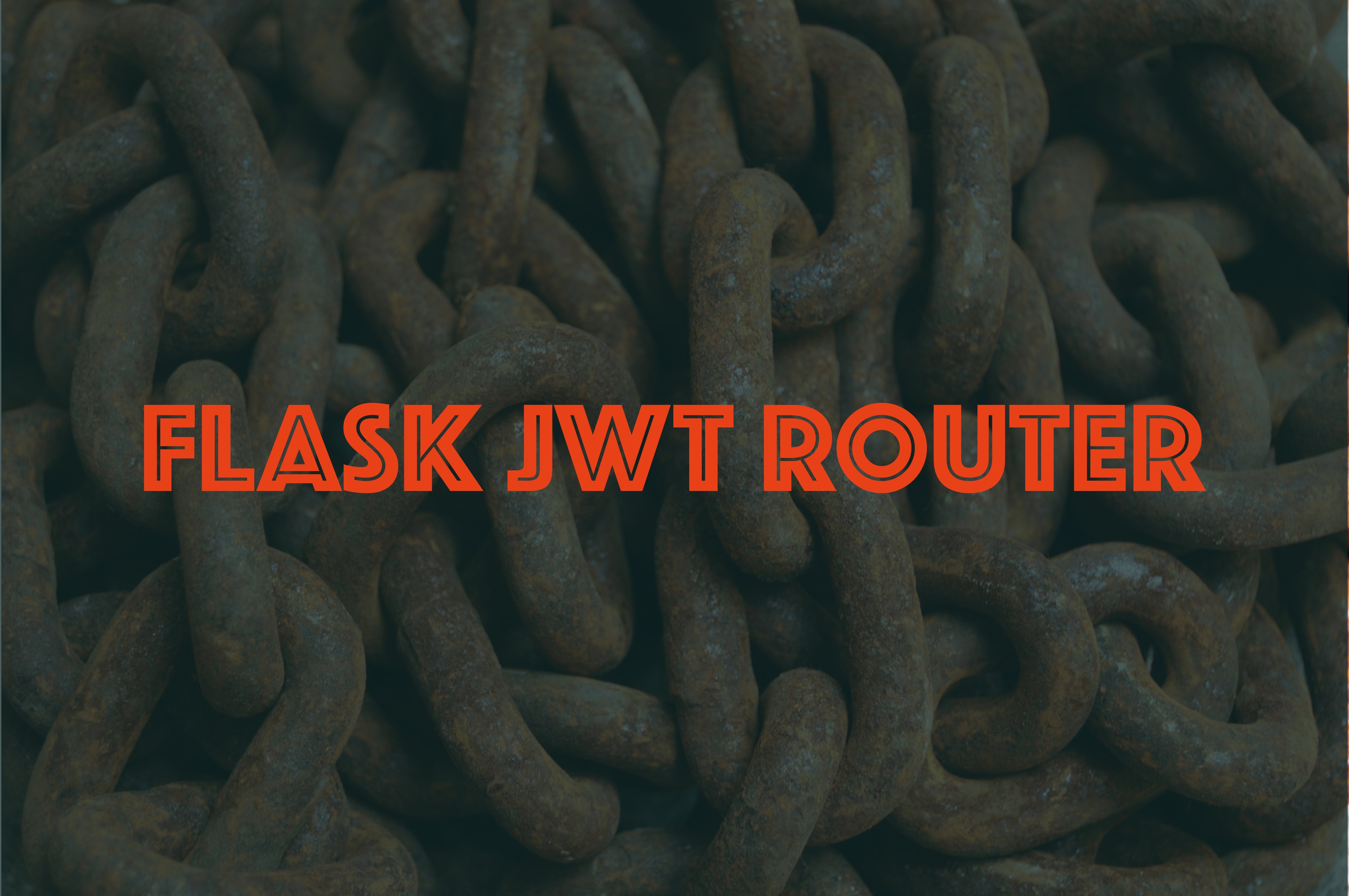 GitHub joegasewicz/flaskjwtrouter Flask JWT Router is a Python