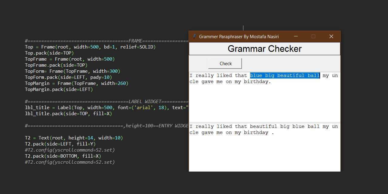GitHub MostafaNasiri/GrammarChecker Grammar Checker and Paraphraser