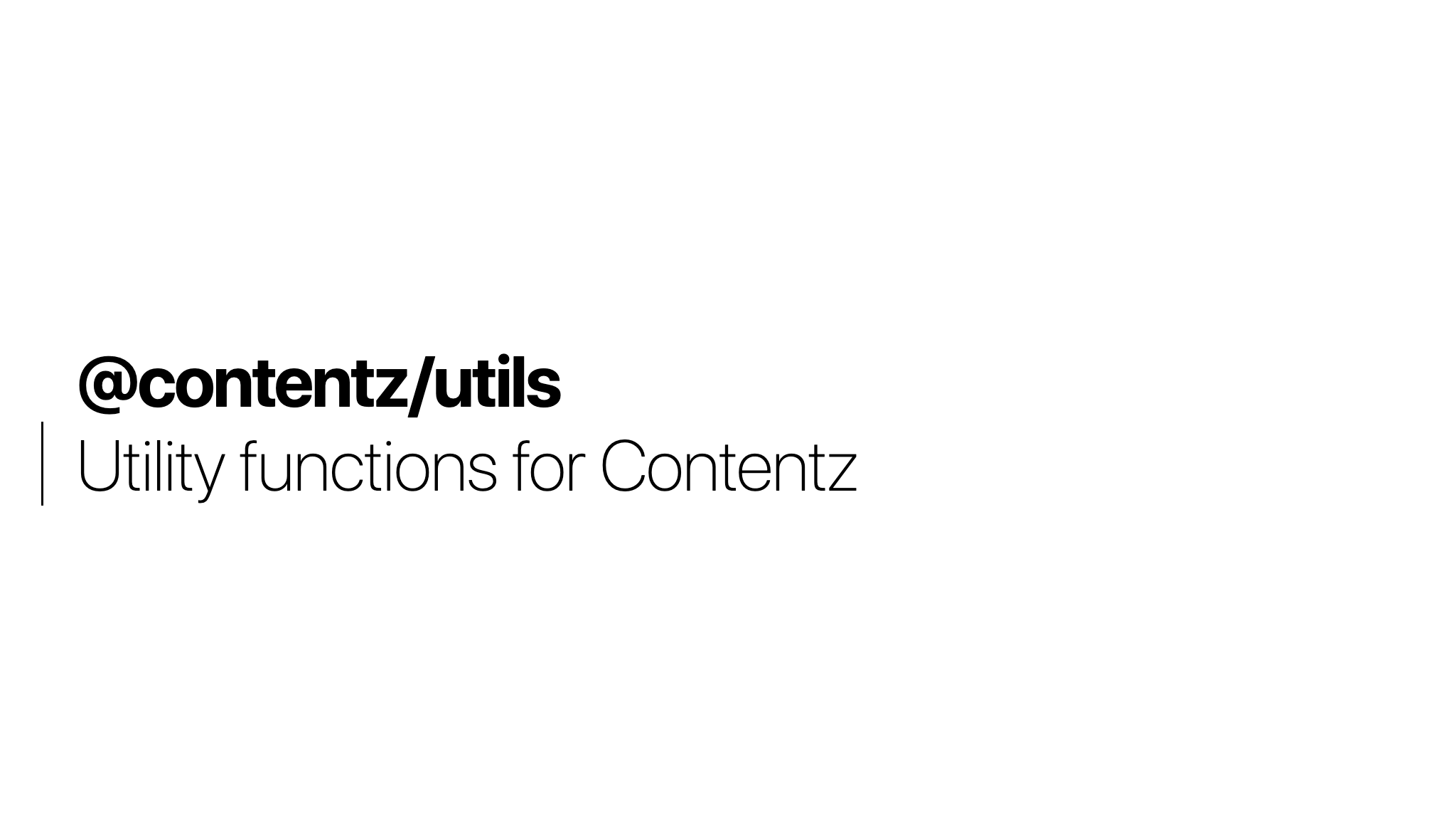 GitHub contentztech/utils Utility functions for Contentz
