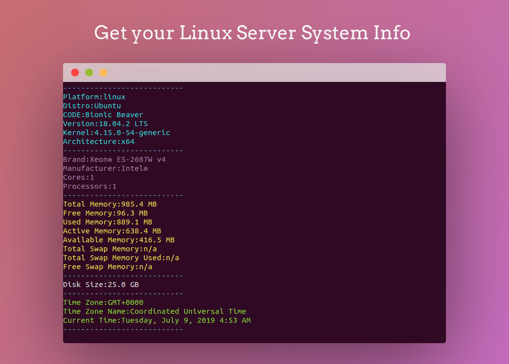 GitHub mskian/sysinfo Get your Linux or Windows System Info 🗃