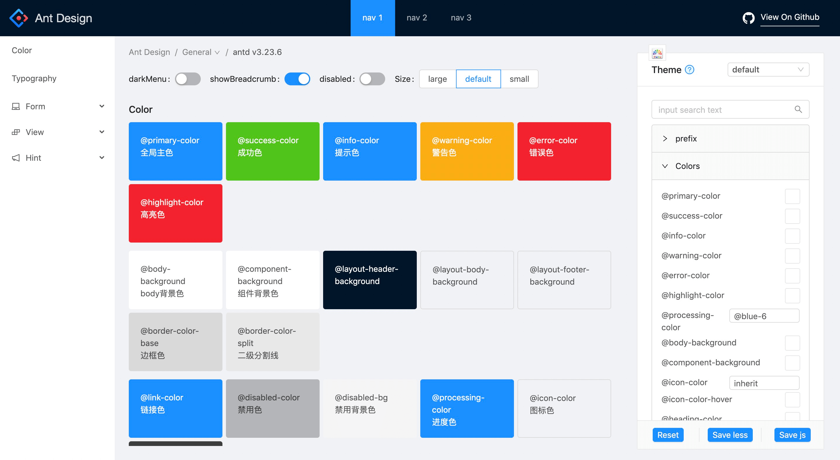 GitHub gzgogo/antdtheme Set antd theme online, generate less and js