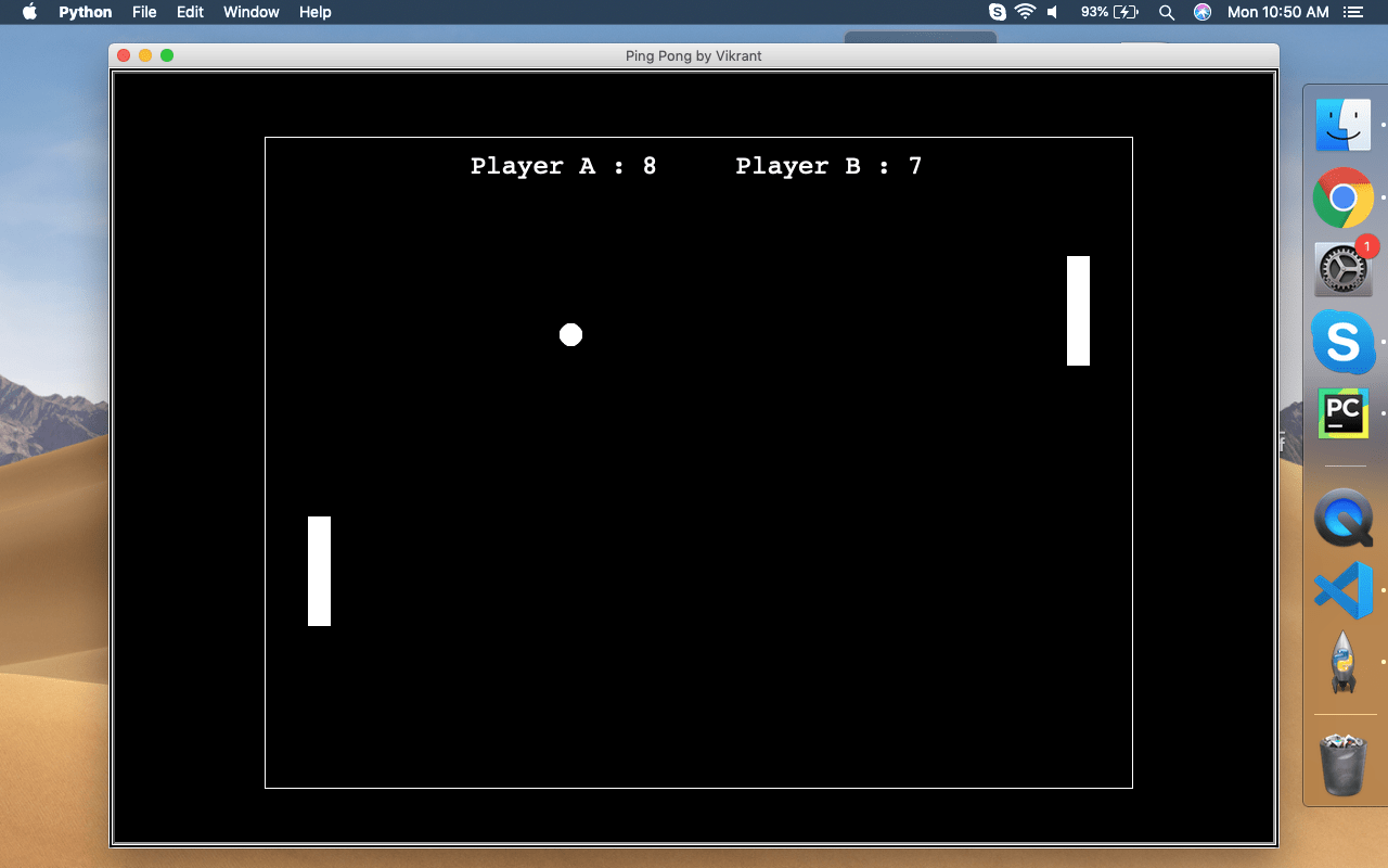 GitHub bhatvikrant/GamePingPongPython3 This is a simple Ping