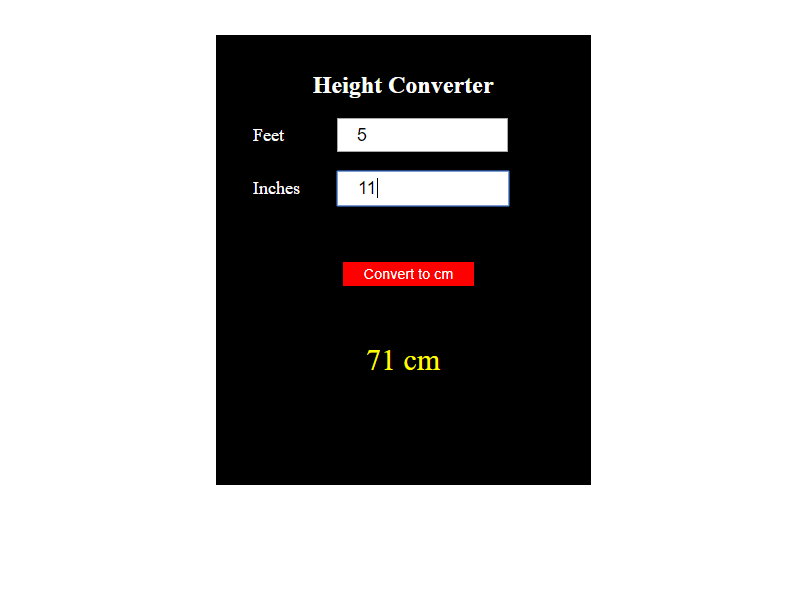 GitHub romeojeremiah/javascriptheightconverter A small javascript