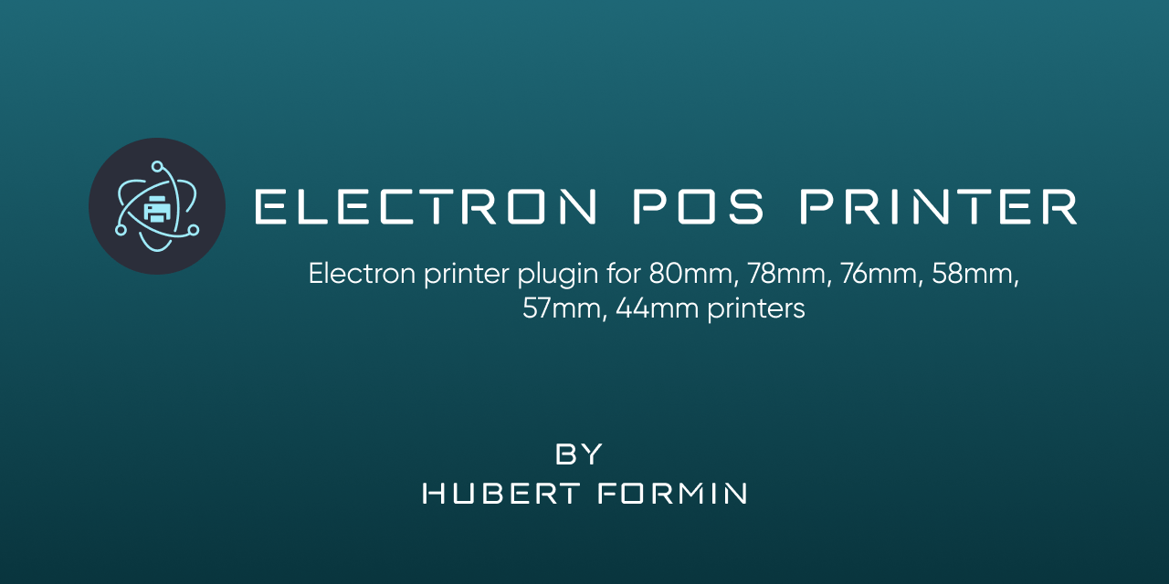 GitHub Hubertformin/electronposprinter Electronposprinter is a