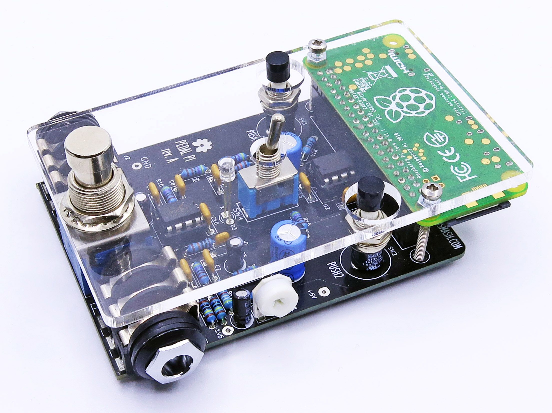 GitHub mpi3d/pedalpi Effects pedal for guitar who use the Raspberry