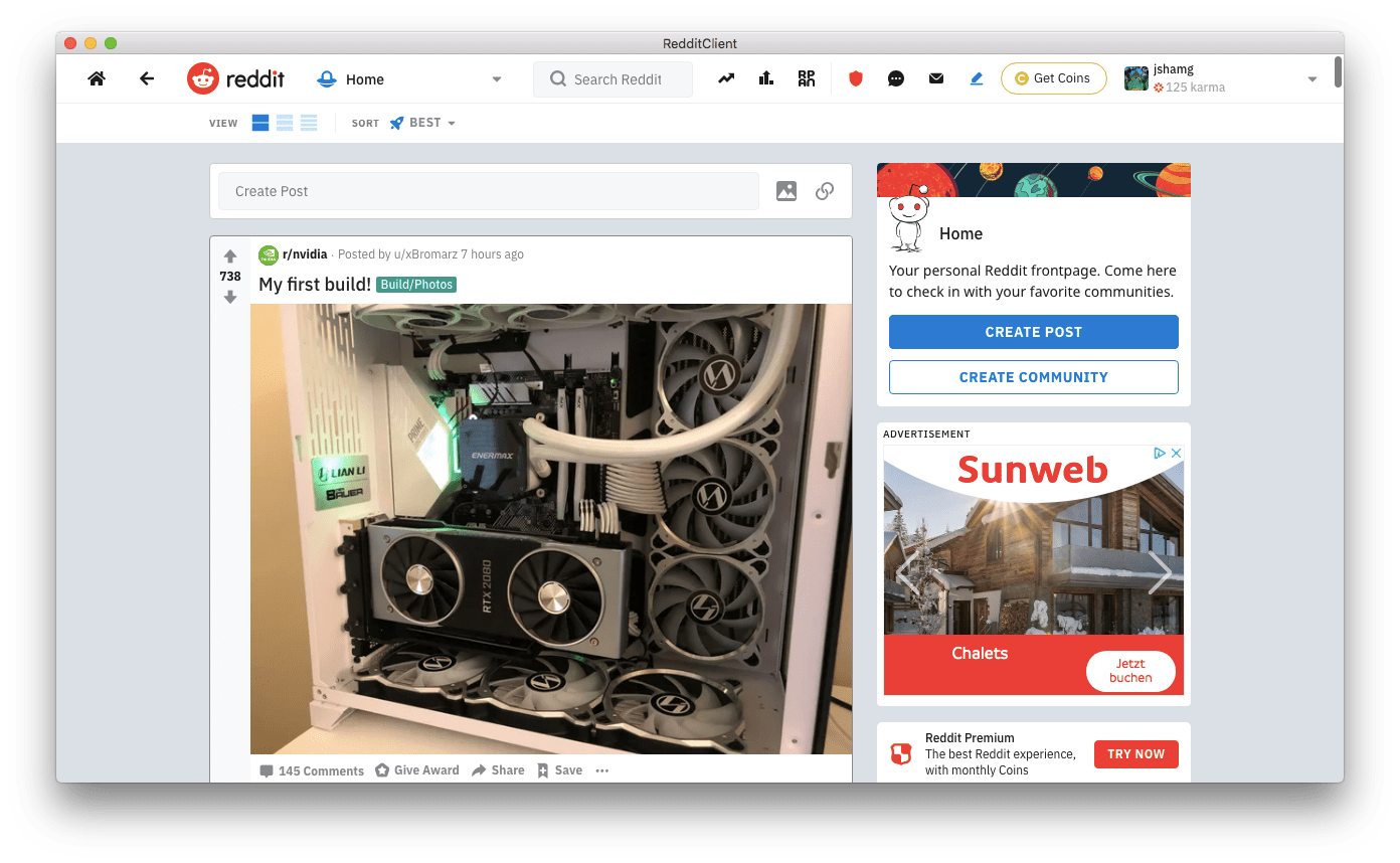 GitHub 666thSense/RedditClient A simple Reddit Client powered by