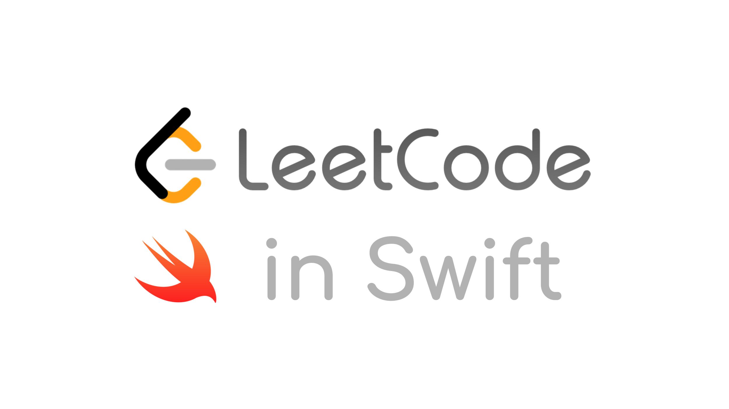 GitHub rudrankriyam/LeetCodeinSwift My solutions to LeetCode